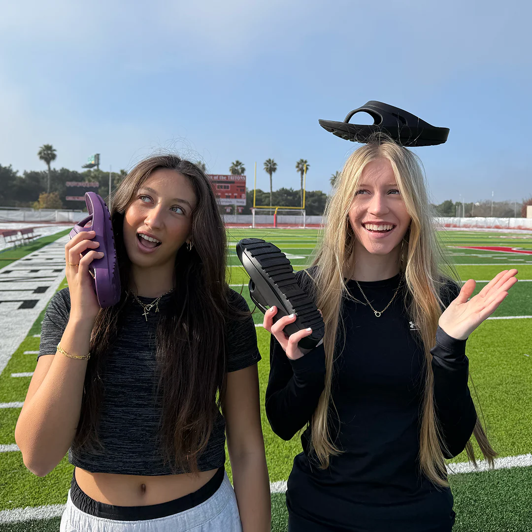 Youth Recovery Flip Flop, Cool Your Jets Black