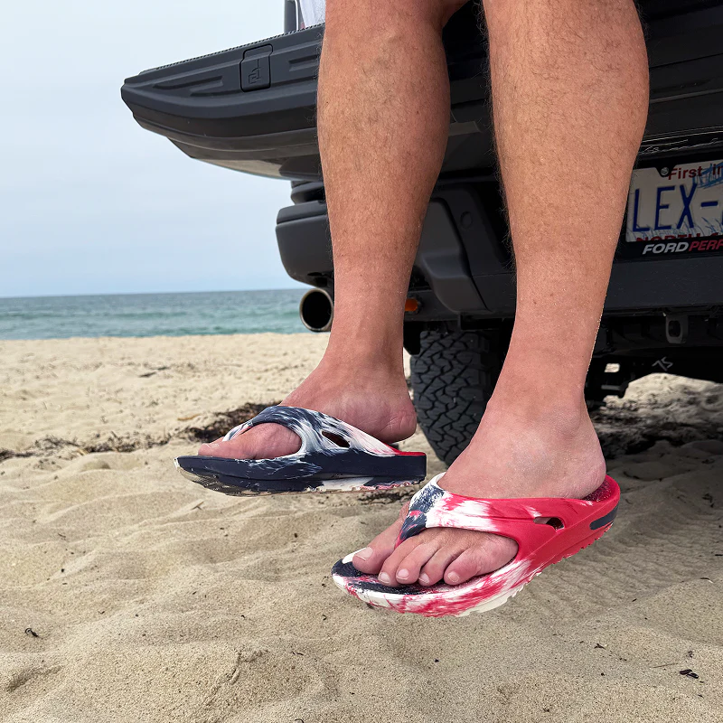 Recovery Flip Flop, USA Marble