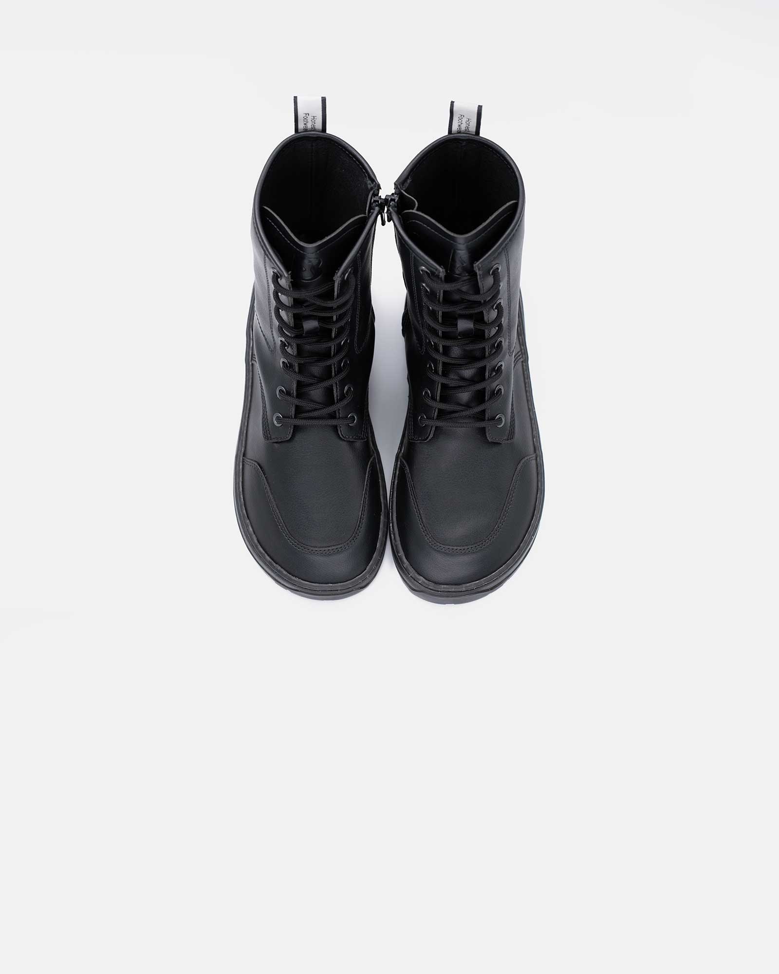 Black Combat Barefoot Boots - Omega