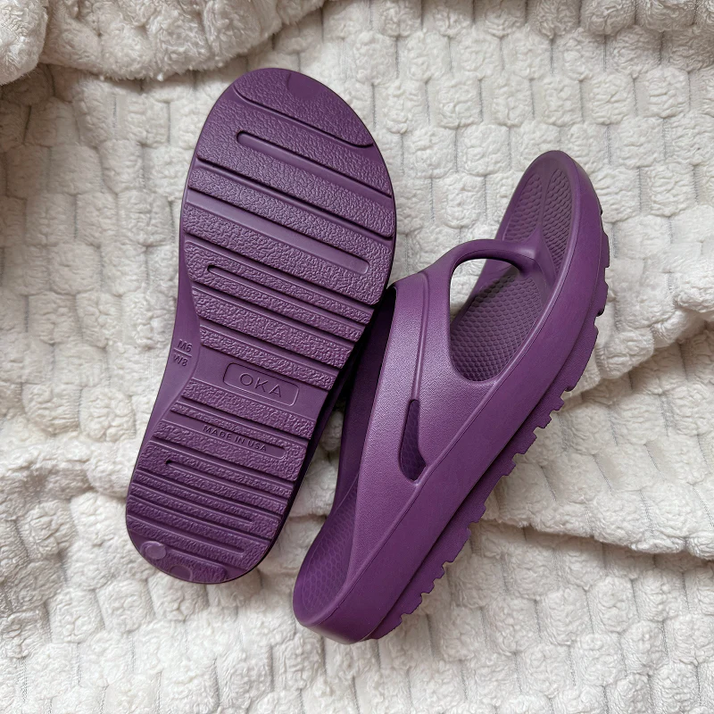 Youth Recovery Flip Flop, Pulse It Out Purple