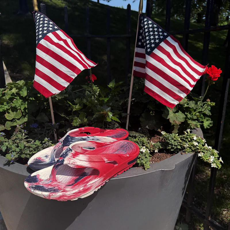 Recovery Flip Flop, USA Marble