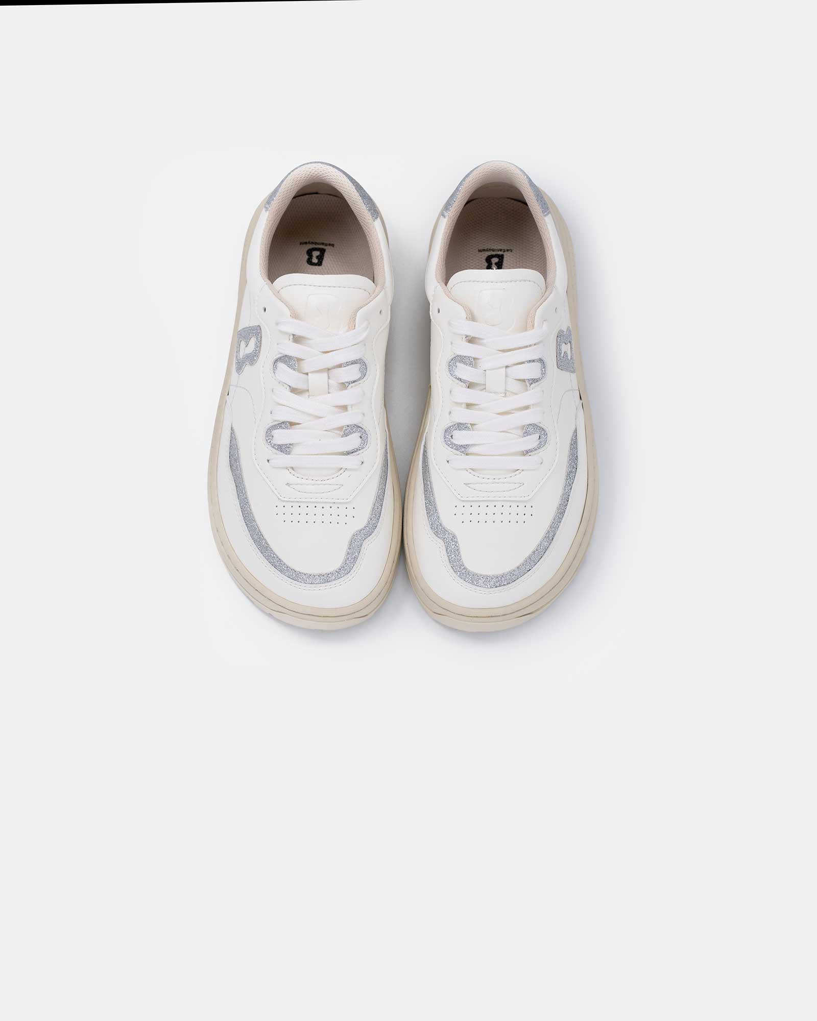 Glitter Silver Barefoot Sneakers - Purpose